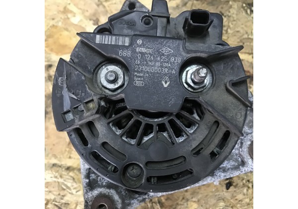 Генератор Renault Clio 3, 2.0 16V, 14V, 120A, 0124425038, 8200262318, 231000003R